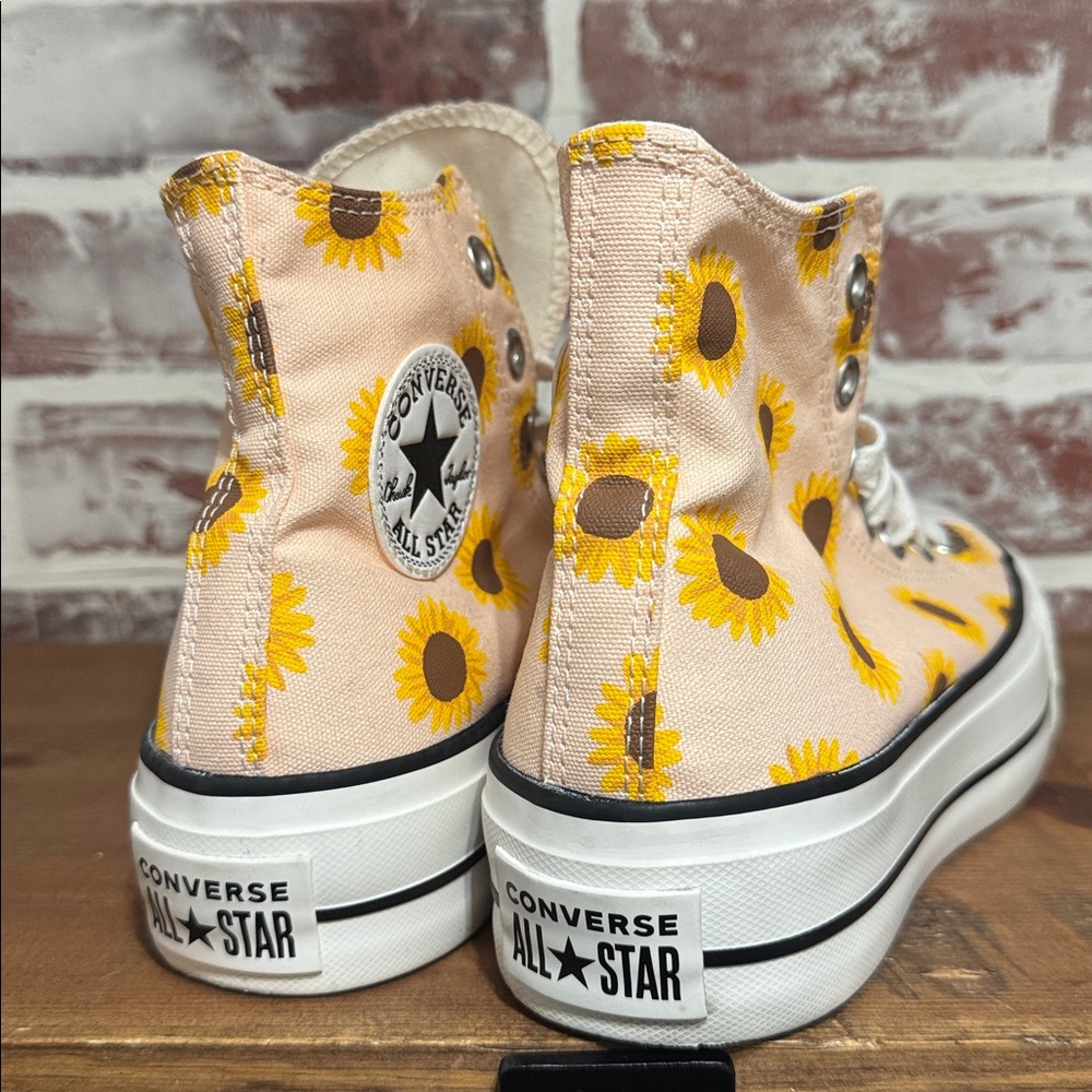 Converse Chuck Taylor All Star “Summer Spirit” Sunflower Platform Women’s Sz 7.5 - Picture 4 of 8
